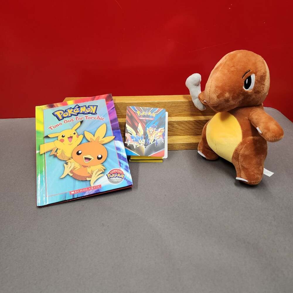 Pokemon Cubone Plush Soft Toy Doll Stuffed Animal, Book and card sleeves